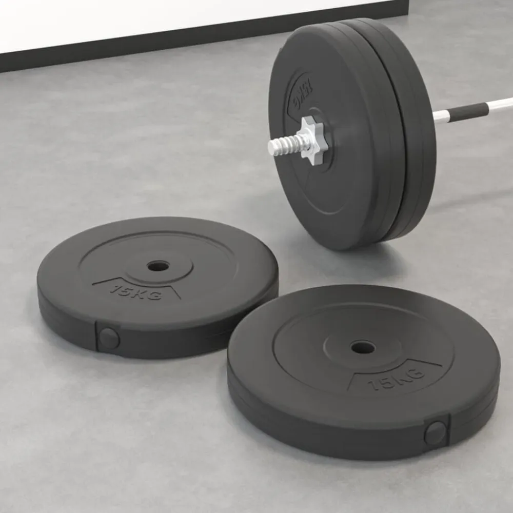 vidaXL Discos de pesas 2 uds 30 kg cemento Clearance
