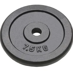 vidaXL Discos de pesas de hierro fundido 4 uds 4x7,5 kg