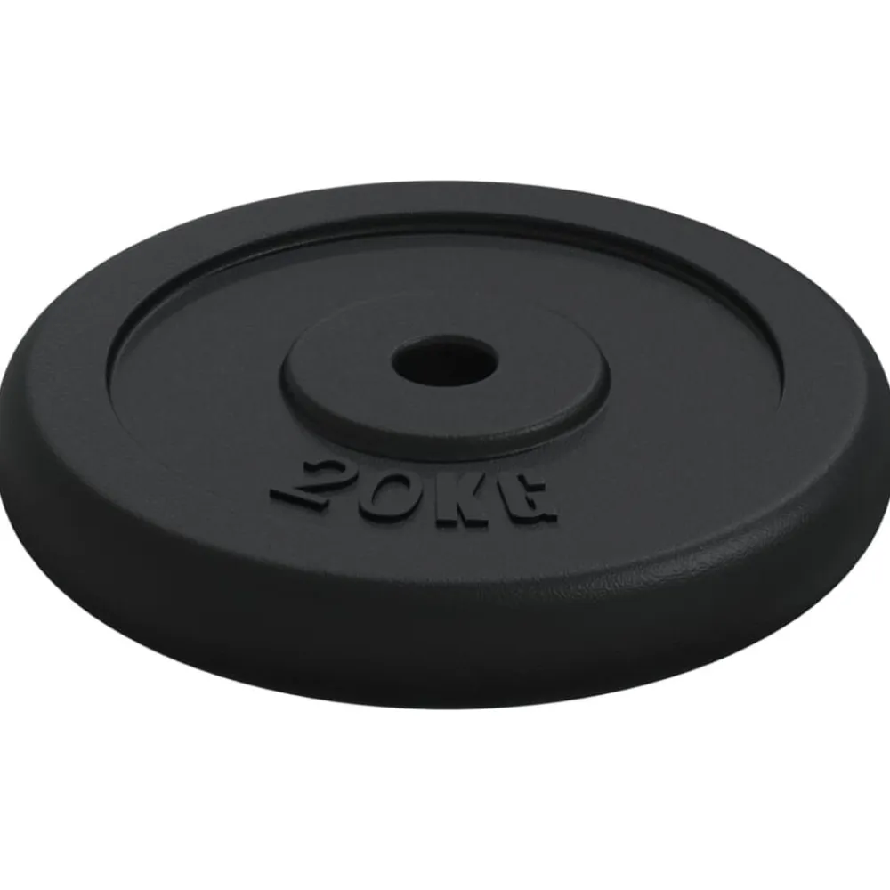 vidaXL Discos de pesas hierro fundido 40 kg Discount