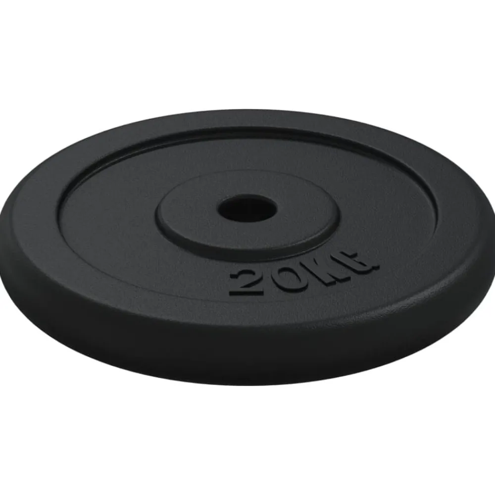 vidaXL Discos de pesas hierro fundido 40 kg Discount