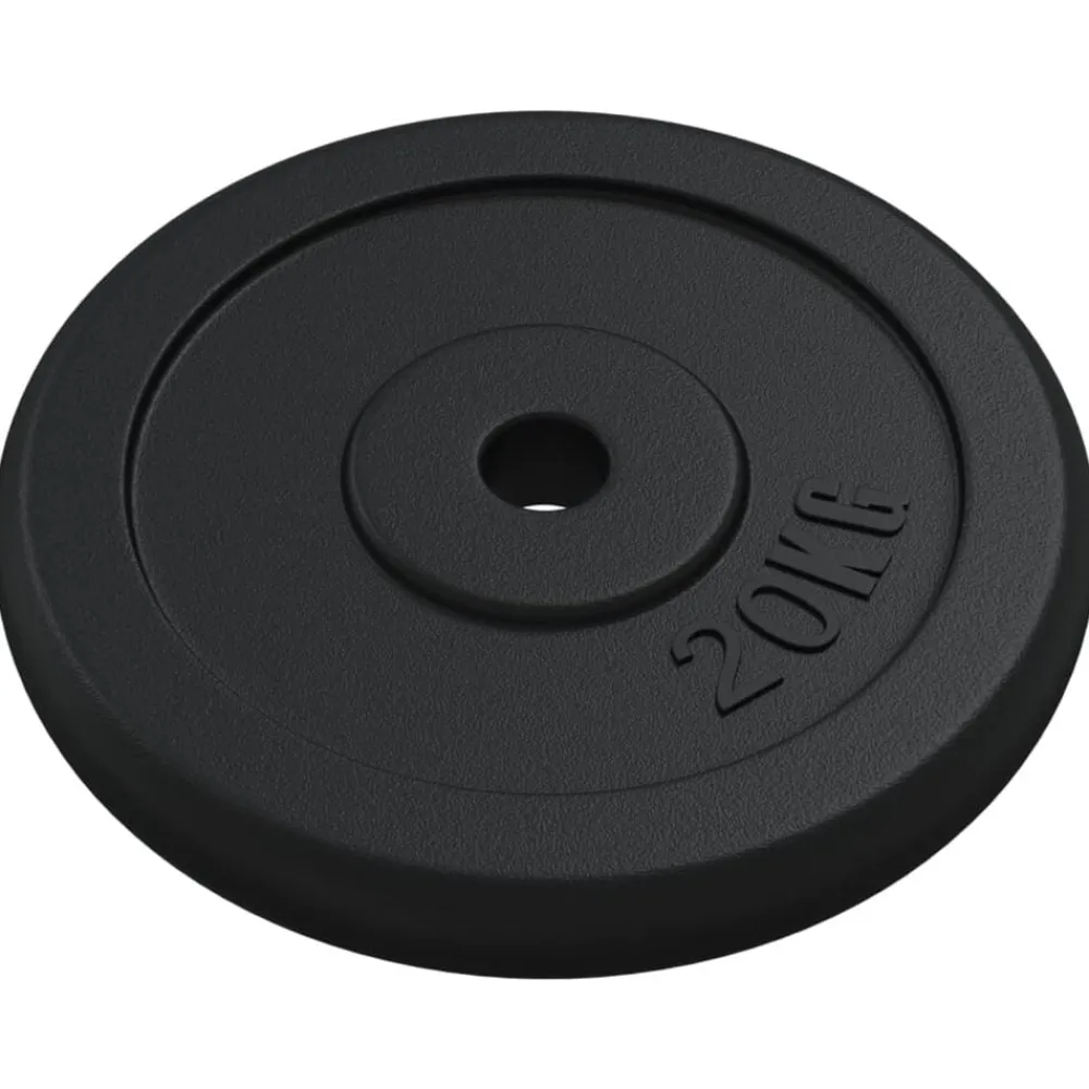 vidaXL Discos de pesas hierro fundido 40 kg Discount