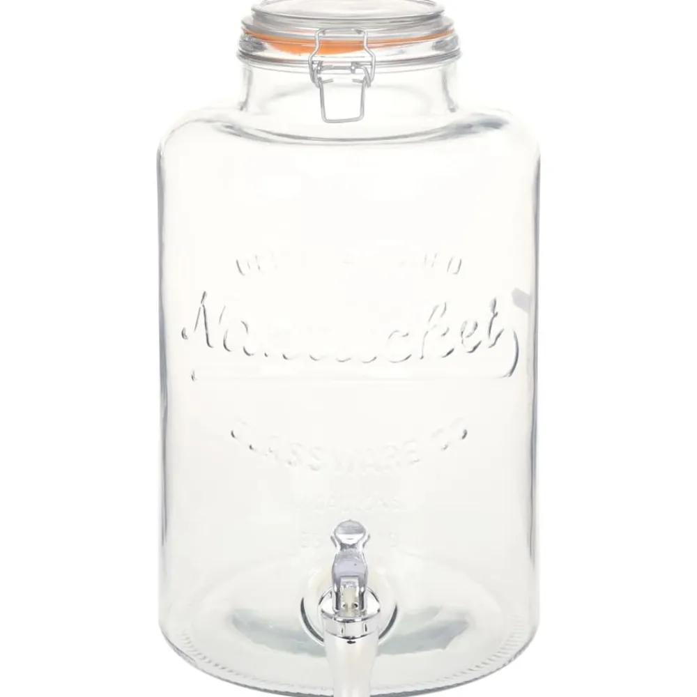 vidaXL Dispensador de agua XXL con grifo vidrio transparente 8 L Online