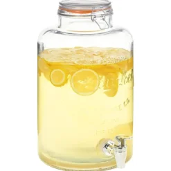 vidaXL Dispensador de agua XXL con grifo vidrio transparente 8 L Online