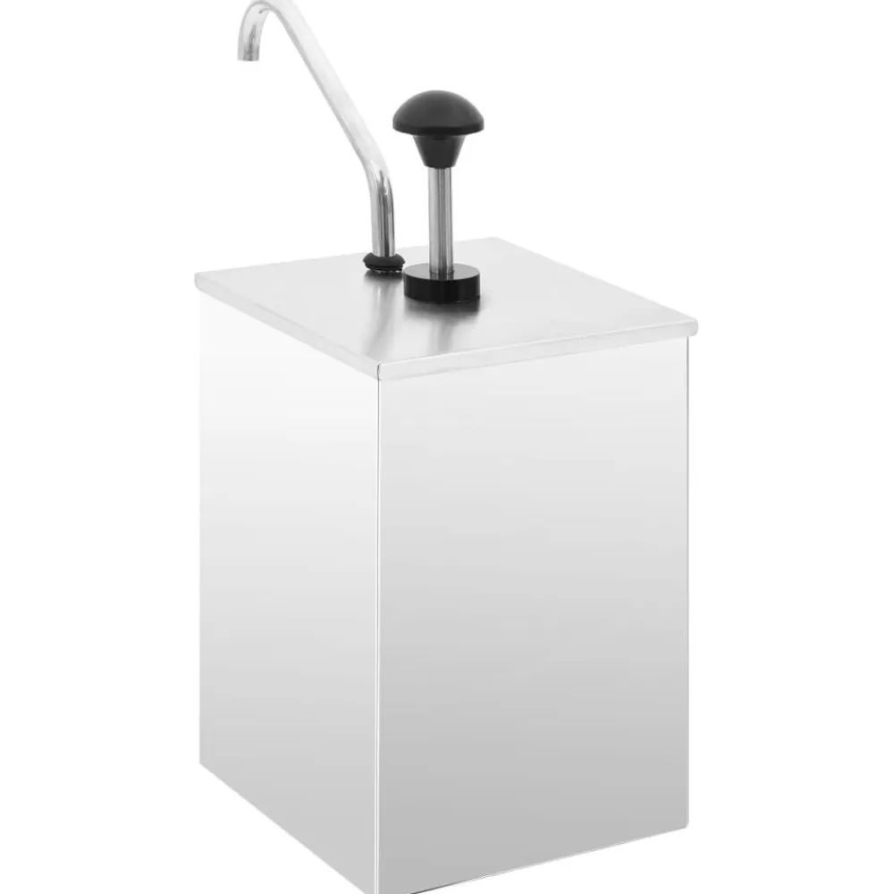 vidaXL Cocina Y Comedor-Dispensador de salsa de acero inoxidable 3,5 L