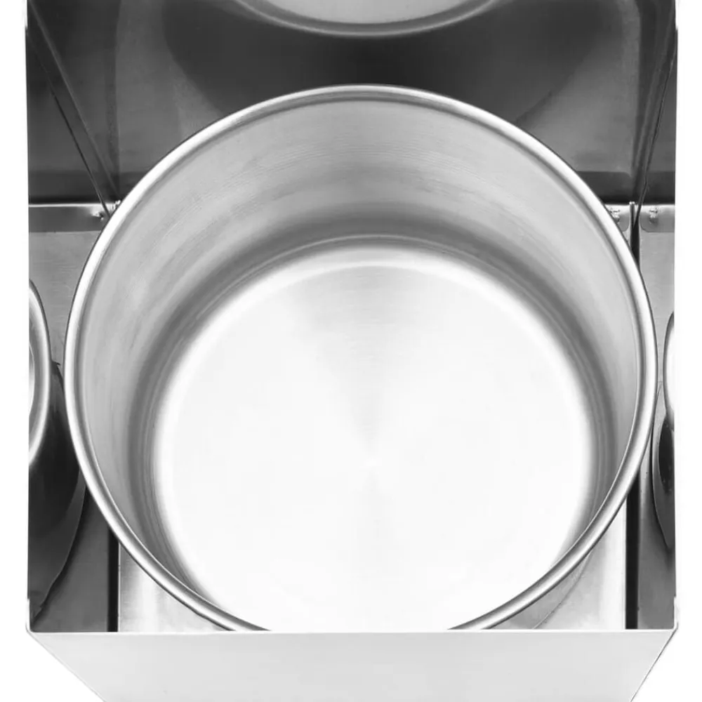 vidaXL Cocina Y Comedor-Dispensador de salsa de acero inoxidable 3,5 L