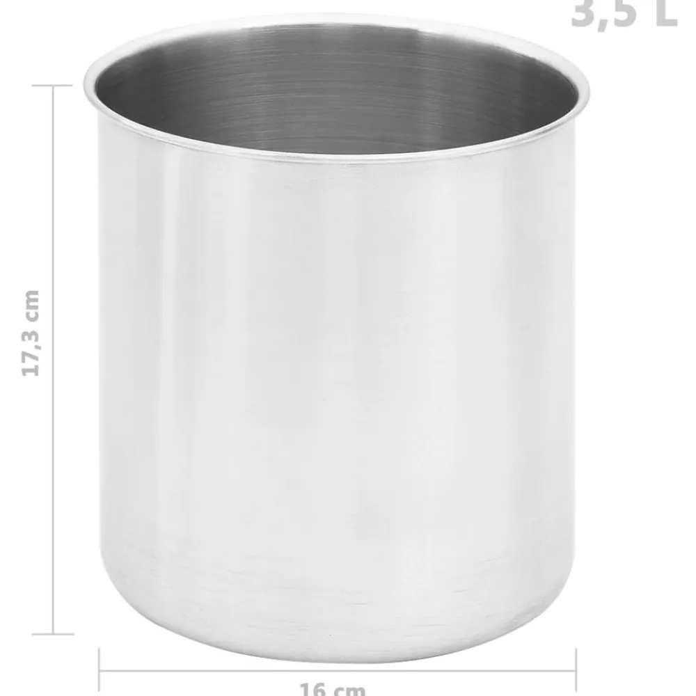 vidaXL Cocina Y Comedor-Dispensador de salsa de acero inoxidable 3,5 L