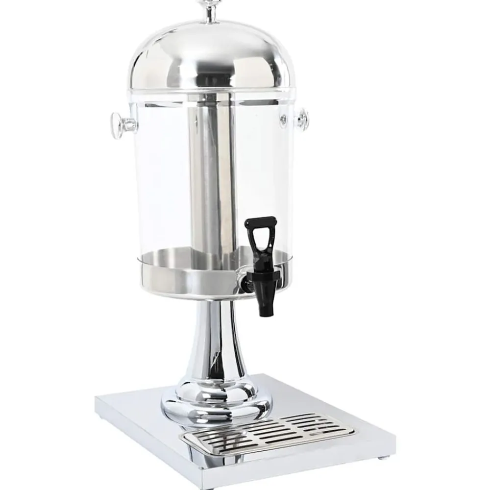 vidaXL Dispensador de zumo acero inoxidable 8 L