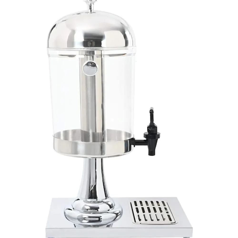 vidaXL Dispensador de zumo acero inoxidable 8 L