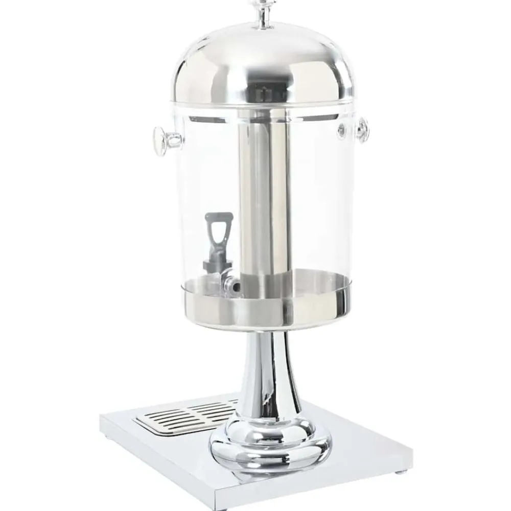 vidaXL Dispensador de zumo acero inoxidable 8 L