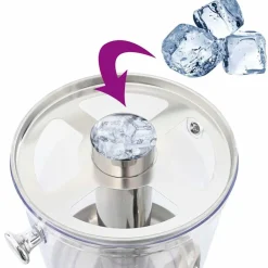 vidaXL Dispensador de zumo acero inoxidable 8 L