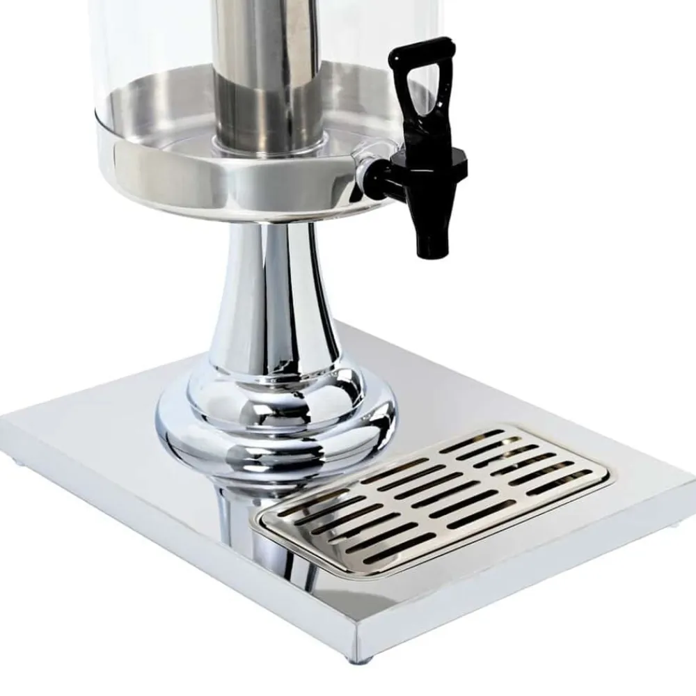 vidaXL Dispensador de zumo acero inoxidable 8 L