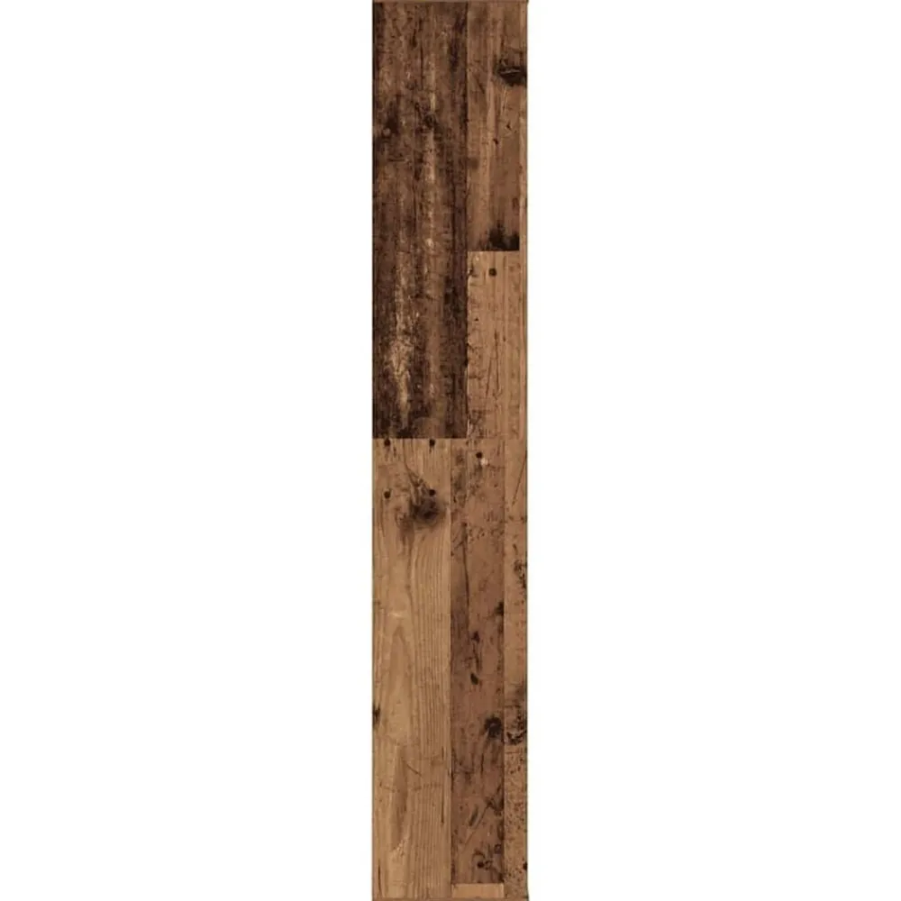 vidaXL Divisor de espacios/estantería aglomerado madera vieja Madera antigua Clearance