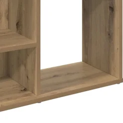 vidaXL Divisores De Ambientes-Divisor espacio/estantería aglomerado roble artesanal
