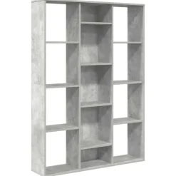 vidaXL Divisores De Ambientes-Divisor/estantería de espacio madera contrachapada 100x24x140cm