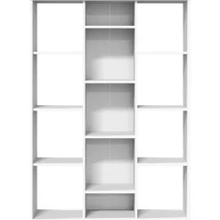 vidaXL Divisores De Ambientes-Divisor/estantería de espacio madera contrachapada 100x24x140cm