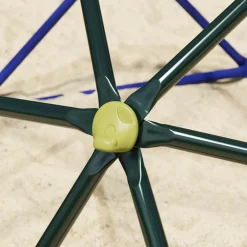 vidaXL Estructuras Para Juegos Al Aire Libre-Domo de Escalada Azul Acero