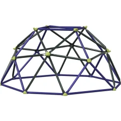 vidaXL Estructuras Para Juegos Al Aire Libre-Domo de Escalada Azul Acero