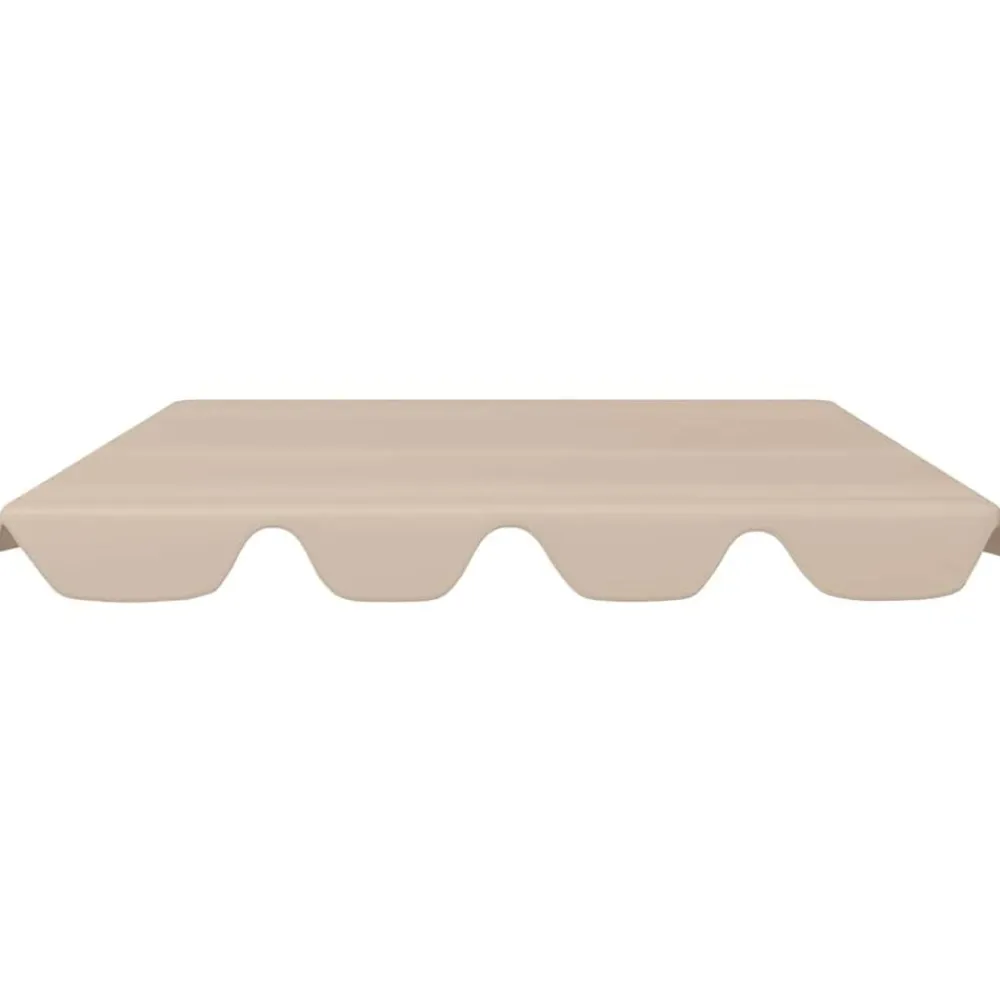 vidaXL Dosel de repuesto columpio de jardín 188/168x145/110 cm Beige Discount