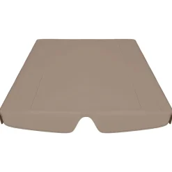 vidaXL Dosel de repuesto columpio jardín gris taupe 188/168x145/110 cm Taupé Outlet