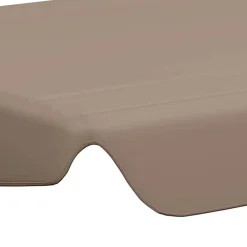 vidaXL Dosel de repuesto columpio jardín gris taupe 188/168x145/110 cm Taupé Outlet