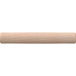 vidaXL Dowel de madera 2 pcs Natural Ø 6 x 40 mm Madera sólida Sale
