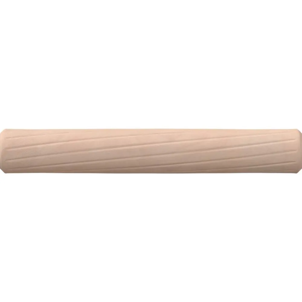 vidaXL Dowel de madera 2 pcs Natural Ø 6 x 40 mm Madera sólida Sale