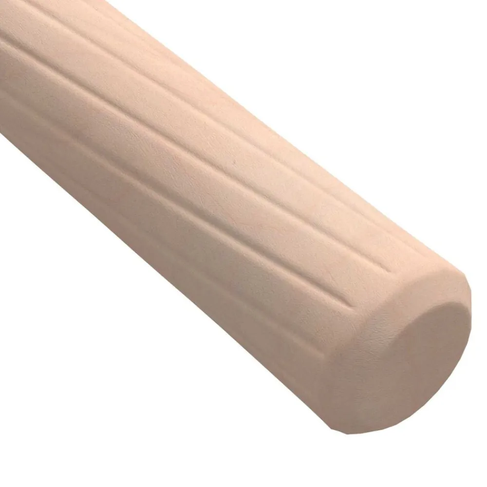 vidaXL Dowel de madera 2 pcs Natural Ø 6 x 40 mm Madera sólida Sale