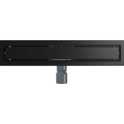 vidaXL Drenaje de ducha 2 en 1 50 cm Acero inoxidable 304 Negro Best