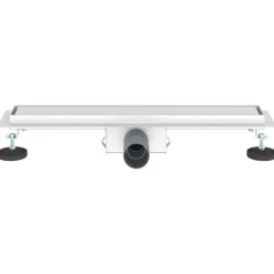 vidaXL Fontanería-Drenaje de ducha 2 en 1 50 cm Acero inoxidable 304