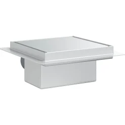vidaXL Drenaje de ducha 2 en 1 Plateado 15 x 15 cm Clearance
