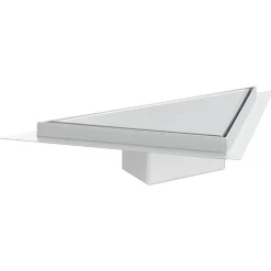 vidaXL Drenaje de Ducha Triangular 2 en 1 Plateado 32 x 32 x 7,5 cm Online