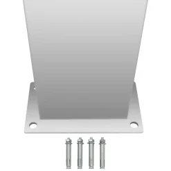 vidaXL Ducha de exterior de acero inoxidable recta New