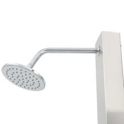 vidaXL Ducha de exterior de acero inoxidable recta New