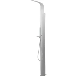 vidaXL Ducha de exterior de acero inoxidable curvada Discount