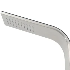 vidaXL Ducha de exterior de acero inoxidable curvada Discount