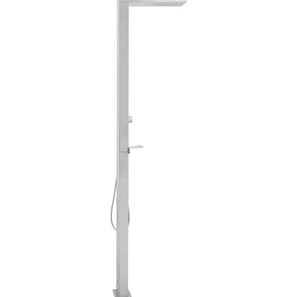 vidaXL Ducha de exterior de acero inoxidable cuadrada Best