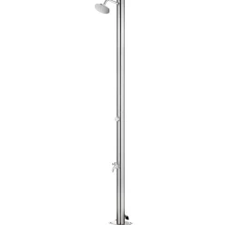 vidaXL Ducha de jardín acero inoxidable 215 cm Discount