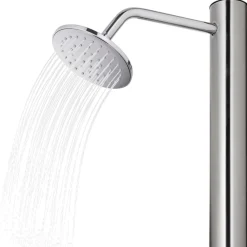 vidaXL Ducha de jardín acero inoxidable 215 cm Discount