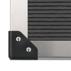vidaXL Ducha de jardín con base 220 cm acero inoxidable Gris Outlet