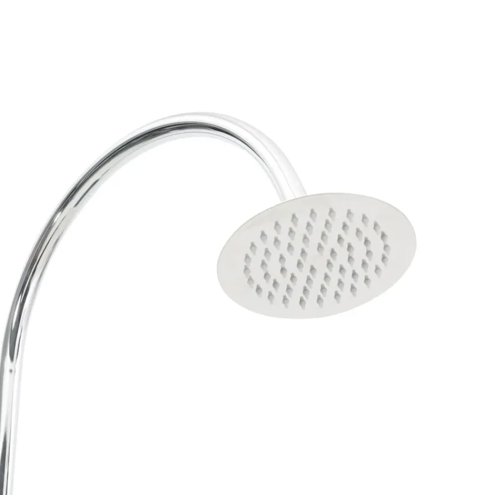vidaXL Piscina Y Spa-Ducha de jardín de madera