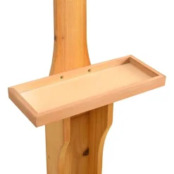 vidaXL Ducha de jardín de madera Marr&oacute;n Discount