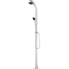 vidaXL Ducha de jardín de aluminio 215 cm Outlet