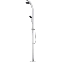 vidaXL Ducha de jardín de aluminio 215 cm Outlet