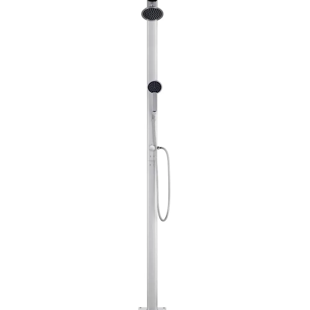 vidaXL Ducha de jardín de aluminio 215 cm Outlet