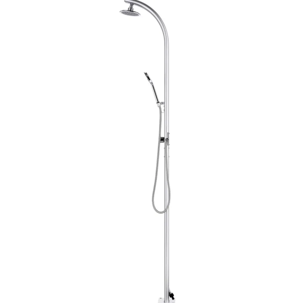 vidaXL Ducha de jardín de aluminio 215 cm Outlet