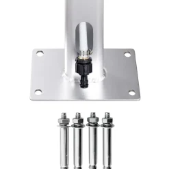 vidaXL Ducha de jardín de aluminio 215 cm Outlet