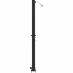 vidaXL Ducha Solar al Aire Libre Negro 217 cm PVC y Aluminio Discount