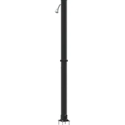 vidaXL Ducha Solar al Aire Libre Negro 217 cm PVC y Aluminio Discount