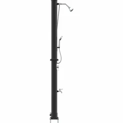 vidaXL Ducha Solar al Aire Libre Negro 217 cm PVC y Aluminio Clearance