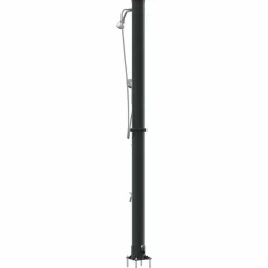 vidaXL Ducha Solar al Aire Libre Negro 217 cm PVC y Aluminio Clearance